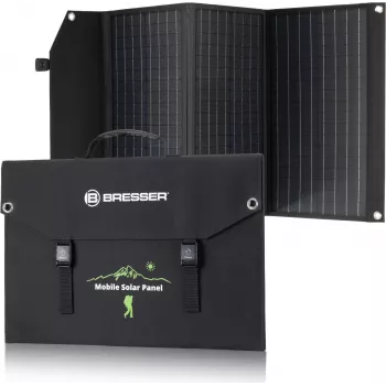 BRESSER Mobile Solar Panel 90W mit USB- und DC-Ausgang