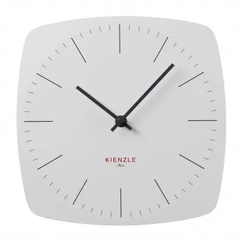 KIENZLE DCF Funk-Wanduhr Modern 24,8 cm Weiß