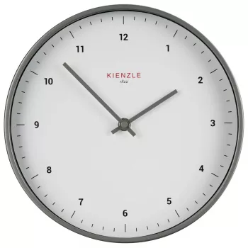 KIENZLE DCF Funk-Wanduhr Classic 25 cm, Weiß