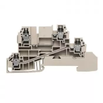 Weidmüller Durchgangsklemme, 2,5 mm², 24 A, 800 V, beige, Schraubanschluss, 50 Stück