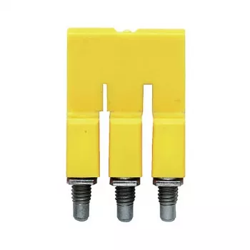 Weidmüller WQV 2.5/3 Querverbinder, 3-polig, 2,5 mm², gelb, Polyamid, UL94 V-0, 50 Stück