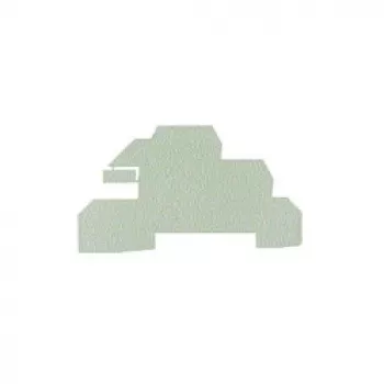 Weidmüller WAP WDL2.5/S Endplatte - Grau - 1,5 mm - 20 Stück