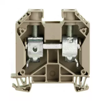 Weidmüller WDU 35 Schraubklemmen-Reihenklemme, 35 mm², 1000 V, 125 A, Dunkelbeige