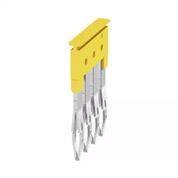 Weidmüller ZQV 2.5/4 Querverbinder, 4-polig, 2,5 mm², gelb, 60 Stück
