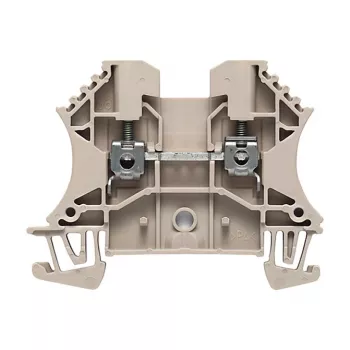 Weidmüller Durchgangsklemme, W-Serie, 2,5 mm², 24 A, 800 V, beige, Schraubanschluss, Hutschienenmontage, 100 Stück