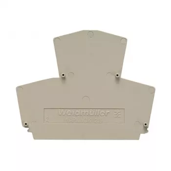 Weidmüller WAP WDK2.5 Endplatte - 20 Stück - Wemid - Beige - -50 bis 120 °C - V0