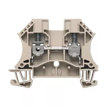 Weidmüller Durchgangsklemme, Schraubanschluss, 800 V, 41 A, 6 mm², beige, 100 Stück