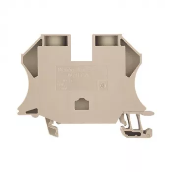 Weidmüller 1040400000 - 16 mm² Schraubanschluss-Reihenklemme, 1000 V, 76 A, DIN-Schiene, Dunkelbeige