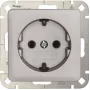 Heinrich Kopp HK02 Schuko Steckdose Edelstahl 1-fach Unterputz 16A 250V