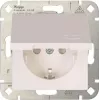 HEINRICH KOPP HK 07 1-Gang Schuko-Steckdose mit Klappdeckel, Reinweiß, Unterputz, IP44, 250V/16A, 940129002
