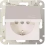 HEINRICH KOPP HK 07 1-Gang Schuko-Steckdose mit Klappdeckel, Reinweiß, Unterputz, IP44, 250V/16A, 940129002