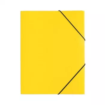 PAGNA PP 12 Präsentationsmappe A4 Polypropylen Gelb Querformat Druckknopfverschluss