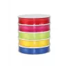 C.E. Pattberg Geschenkband Satin satiniert mehrfarbig 10,0 mm x 5x 3,0 m