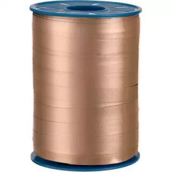 C.E. Pattberg Geschenkband MEXICO einseitig hochglanzbeschichtet/matt Rückseite kupfer 10 mm x 20 m