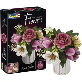 Revell Creative Wood Art - Flowers - Flower Garden