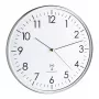TFA 60.3514 Weiß/Silber Analog Funk-Wanduhr