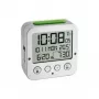 TFA 60.2528.54 Bingo Silver RC Alarm Clock with Temperature Display