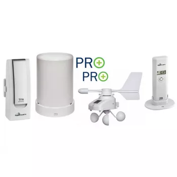 TFA 31.4005.02 Weatherhub Set Wetterstation Starter-Kit mit Thermo-Hygro-Sensor