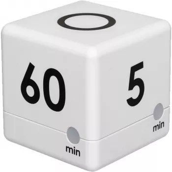 TFA 38.2032.02 Cube Timer Digital Weiß/Grau