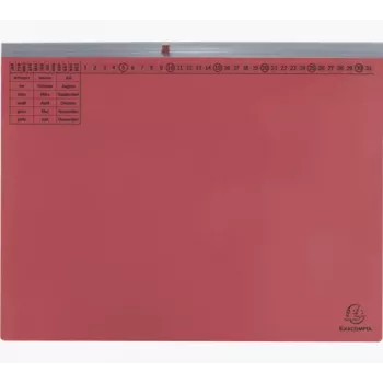 Exacompta 370103B Sammelmappe A4 Rot Karton 320 g/m²