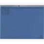 Exacompta 370207B Conventional File Folder - Cardboard - Blue - 320 gsm - 265 x 316 mm - A4