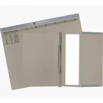 Exacompta 370210B Ordner - Karton - Grau - 320 g/m² - 265 x 316 mm - A4
