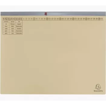 Exacompta 370222B Ordner - Karton - 320 g/m² - 265 x 316 mm - Blau - 1 Stück
