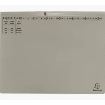 Exacompta 370310B - Konventioneller Aktenordner - Karton - Grau - 320 g/m² - 265 x 316 mm - A4
