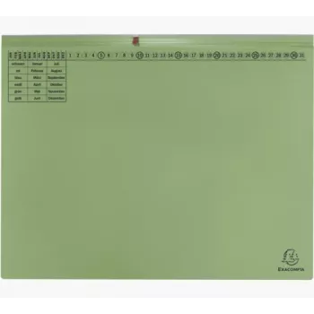 Exacompta 370325B Ordner - Karton - Grün - 320 g/m² - 265 x 316 mm