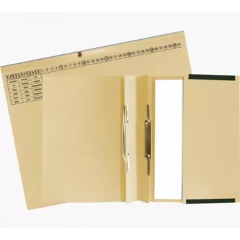 Exacompta 370422B Conventional File Folder - Cardboard - 320 g/m² - 265 mm - 316 mm - 1 Piece