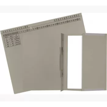 Exacompta 371110B Aktenordner - Karton - Grau - 320 g/m² - 265 x 316 mm
