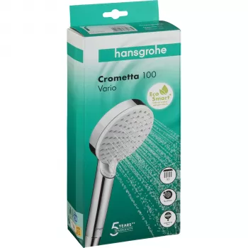 Hansgrohe Crometta Vario EcoSmart Handbrause Weiß/Chrom