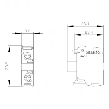 Siemens SIRIUS ACT LED-Modul mit integrierter LED AC/DC 24V Weiß