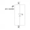 Siemens SIRIUS ACT LED-Modul mit integrierter LED AC/DC 24V Weiß