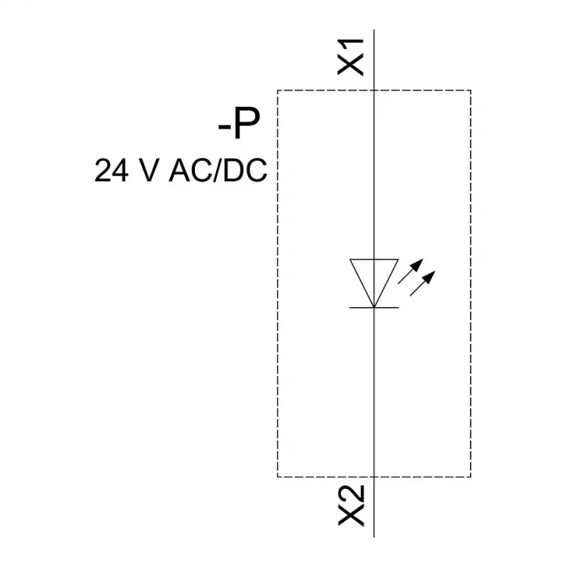 Siemens SIRIUS ACT LED-Modul mit integrierter LED AC/DC 24V Weiß