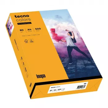 Papyrus TECNO Colors Medium Orange A4 Kopierpapier 80 g/m² 500 Blatt