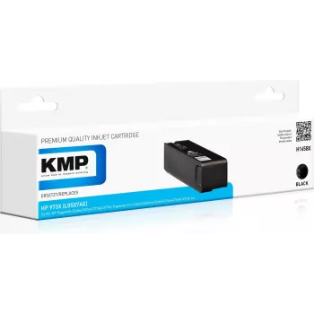 KMP H165BX Kompatible Pigmentbasierte Tintenpatrone Schwarz High Yield XL für HP PageWide Pro 450 Serie
