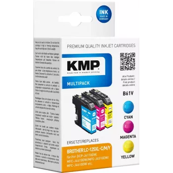 KMP Kompatible Tintenpatrone Schwarz High Yield für Brother DCP-J4110DW, MFC-J4410DW, MFC-J4510DW, MFC-J4610DW, MFC-J4710DW, MFC-J6520DW, MFC-J6720DW, MFC-J6920DW (1526,4050)