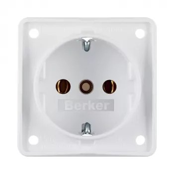 Berker SCHUKO Steckdose 941852502 Polarweiß matt