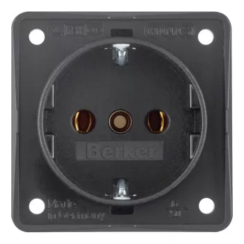 Berker Schuko-Steckdose 941852505 Anthrazit Matt
