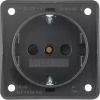 Berker Schuko-Steckdose 941952505 Anthrazit Matt
