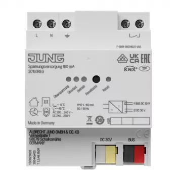 JUNG KNX Spannungsversorgung 160mA 20160REG DIN-Schiene