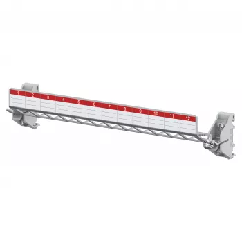 Striebel & John ZEP12 Patch Panel 12 Module E-Dat ohne Keystone 2CPX054072R9999