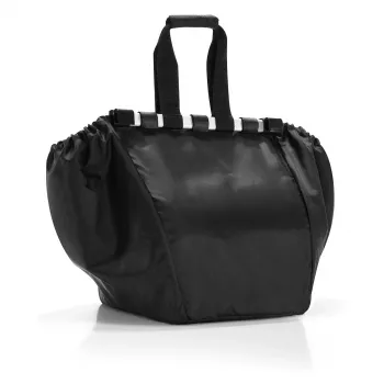 Reisenthel Easyshoppingbag Schwarz - 30L Einkaufstasche mit Trolley-Befestigung