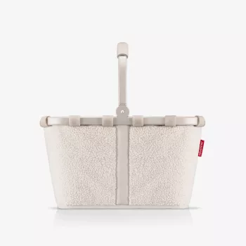Reisenthel Carrybag Teddy Sand (BK1042) - Einkaufskorb, 22L, recyceltes Polyester