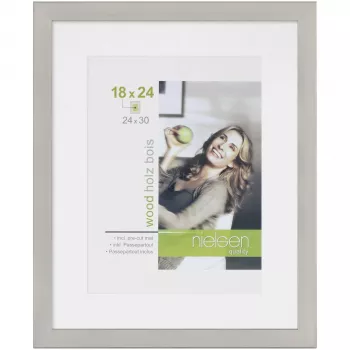 NIELSEN DESIGN Apollon Silber 24x30 Holz Bilderrahmen