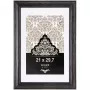 NIELSEN DESIGN Accent Vintage Bilderrahmen DIN A4 21x29,7 cm Holz Schwarz