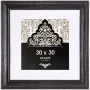 NIELSEN DESIGN Accent Vintage 30x30 Holz Bilderrahmen Schwarz