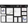NIELSEN DESIGN Nielsen 10er Bilderrahmen-Set Schwarz Resin Mobile Rack 8999176
