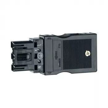 Hager G4703 Abdeckrahmen 3-fach Schwarz IP20 230V 76x35x15mm